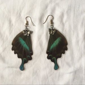 Butterfly wing earring